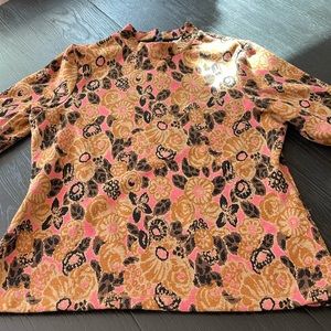 Maeve mock neck top